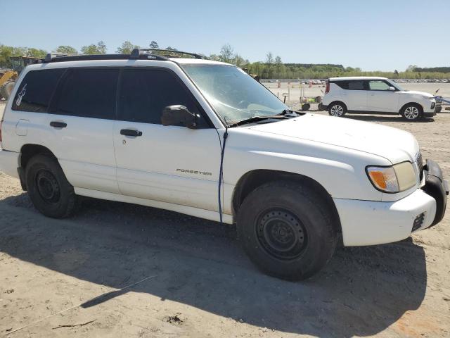 JF1SF65691H744499 - 2001 SUBARU FORESTER S WHITE photo 4