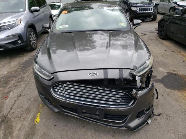 3FA6P0SU1GR401577 - 2016 FORD FUSION TITANIUM PHEV GRAY photo 5