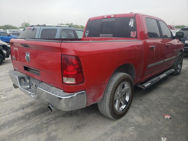 1D7RB1CT4AS109392 - 2010 DODGE RAM 1500 RED photo 3