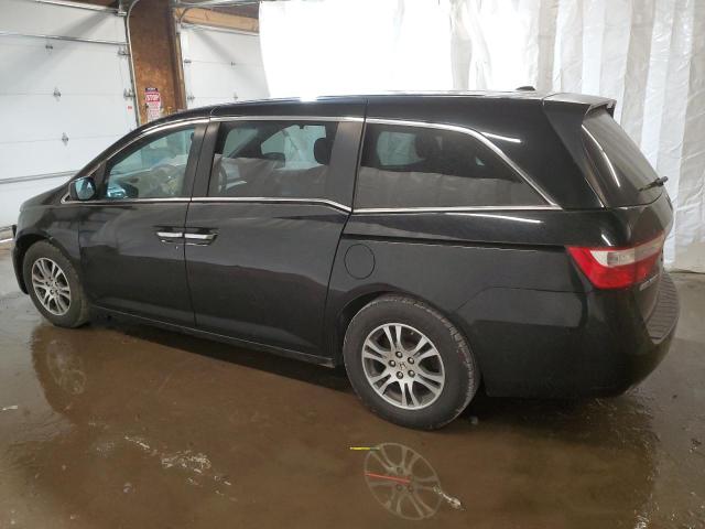 5FNRL5H61CB002267 - 2012 HONDA ODYSSEY EXL BLACK photo 2