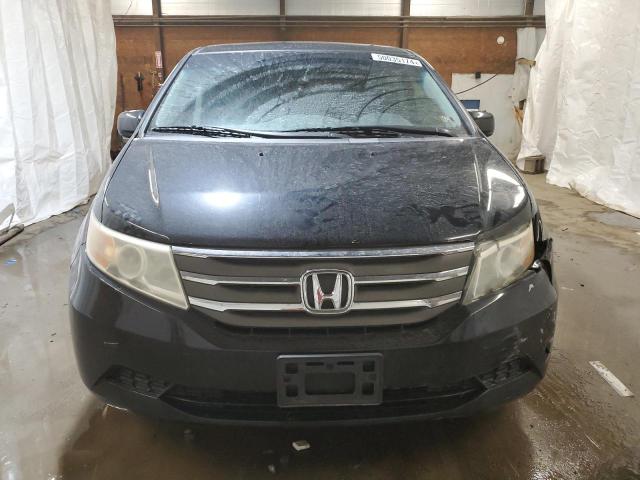 5FNRL5H61CB002267 - 2012 HONDA ODYSSEY EXL BLACK photo 5