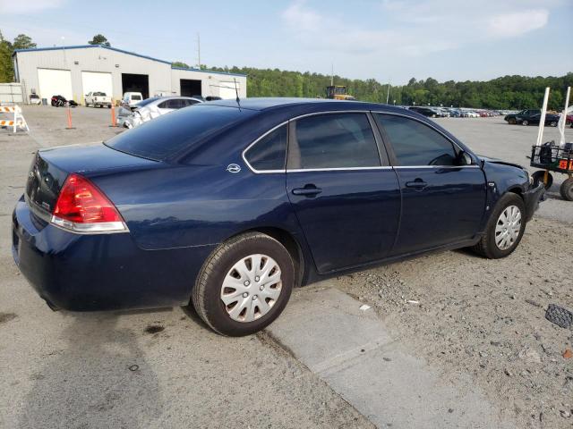 2G1WS553781370679 - 2008 CHEVROLET IMPALA POLICE BLUE photo 3