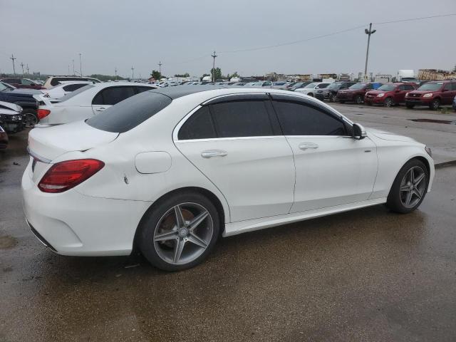 55SWF4KB4FU015074 - 2015 MERCEDES-BENZ C 300 4MATIC WHITE photo 3