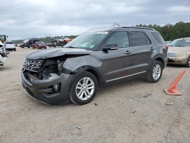 1FM5K7D83HGB43578 - 2017 FORD EXPLORER XLT GRAY photo 1