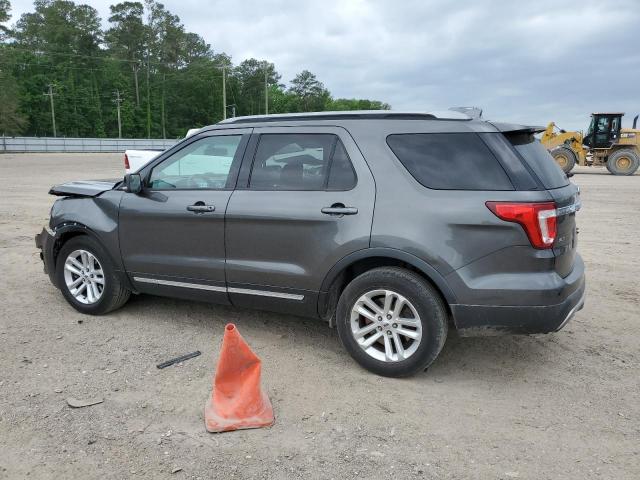 1FM5K7D83HGB43578 - 2017 FORD EXPLORER XLT GRAY photo 2