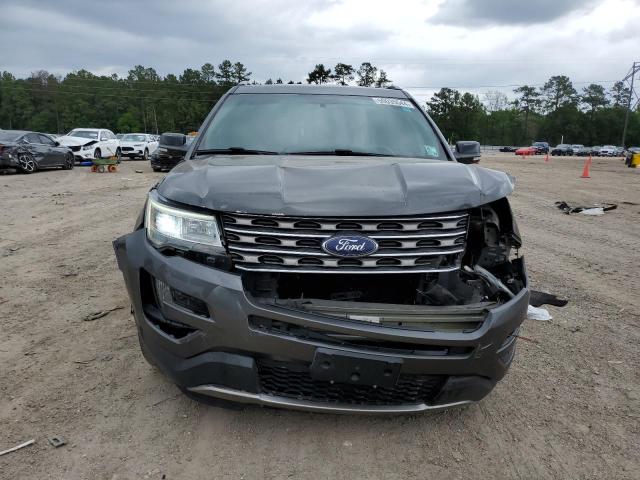 1FM5K7D83HGB43578 - 2017 FORD EXPLORER XLT GRAY photo 5