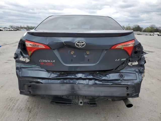 2T1BPRHE6JC044200 - 2018 TOYOTA COROLLA LE GRAY photo 6