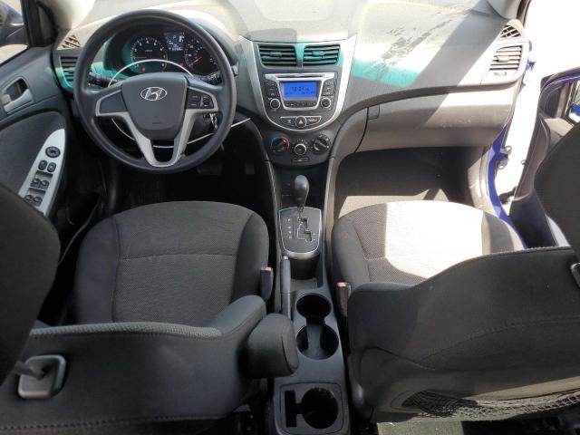 KMHCT5AE2EU166916 - 2014 HYUNDAI ACCENT GLS BLUE photo 8