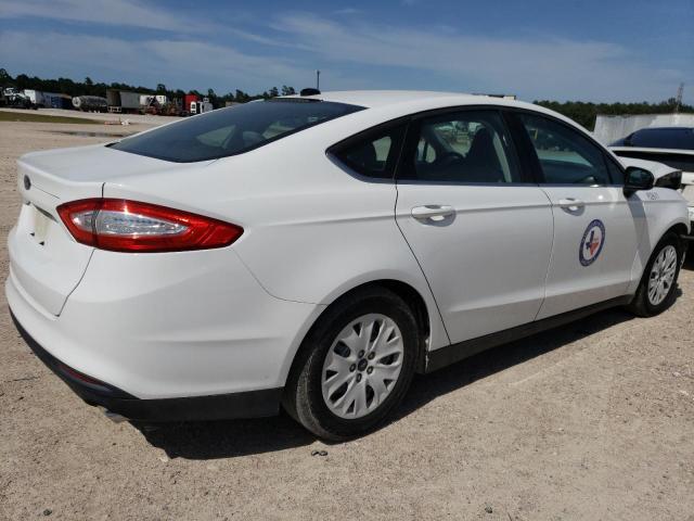 3FA6P0G7XDR304991 - 2013 FORD FUSION S WHITE photo 3