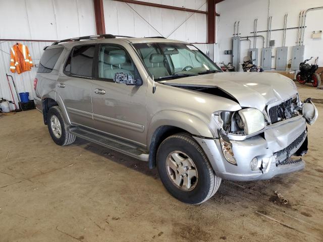 5TDBT48A12S077271 - 2002 TOYOTA SEQUOIA LIMITED GRAY photo 4