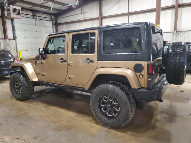 1C4HJWDG1FL584099 - 2015 JEEP WRANGLER U SPORT TAN photo 2