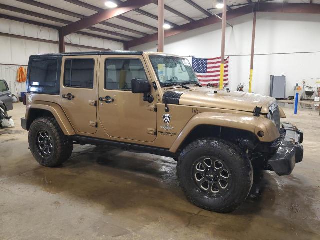 1C4HJWDG1FL584099 - 2015 JEEP WRANGLER U SPORT TAN photo 4