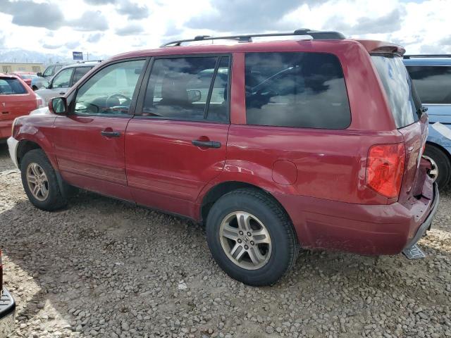 2HKYF18484H558766 - 2004 HONDA PILOT EX RED photo 2