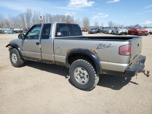 1GCCT19X738149408 - 2003 CHEVROLET S TRUCK S10 BEIGE photo 2