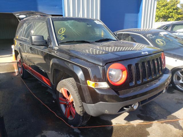 1C4NJRFB3ED714219 - 2014 JEEP PATRIOT LATITUDE BLACK photo 1