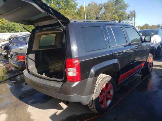 1C4NJRFB3ED714219 - 2014 JEEP PATRIOT LATITUDE BLACK photo 4