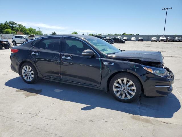 5XXGU4L36JG185333 - 2018 KIA OPTIMA EX BLACK photo 4