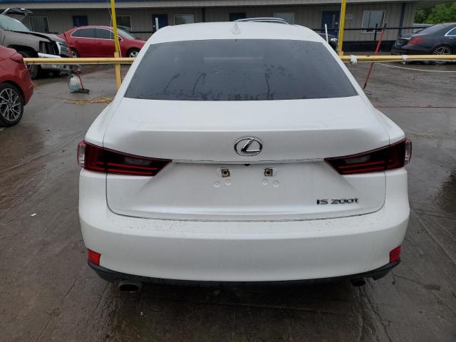 JTHBA1D26G5005383 - 2016 LEXUS IS 200T WHITE photo 6