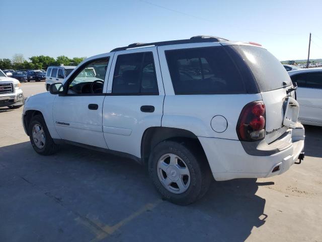 1GNDT13S822185442 - 2002 CHEVROLET TRAILBLAZE WHITE photo 2