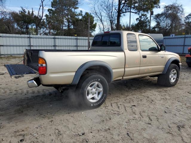 5TESM92N84Z387347 - 2004 TOYOTA TACOMA XTRACAB PRERUNNER ოქროსფერი ფოტო 3