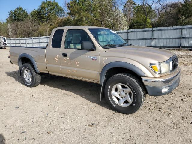 5TESM92N84Z387347 - 2004 TOYOTA TACOMA XTRACAB PRERUNNER ოქროსფერი ფოტო 4