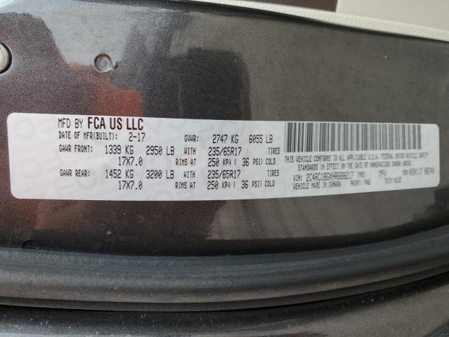 2C4RC1BGXHR688217 - 2017 CHRYSLER PACIFICA TOURING L 灰色 照片 13