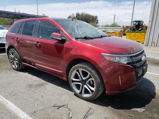 2FMDK4AKXEBA25475 - 2014 FORD EDGE SPORT MAROON photo 4