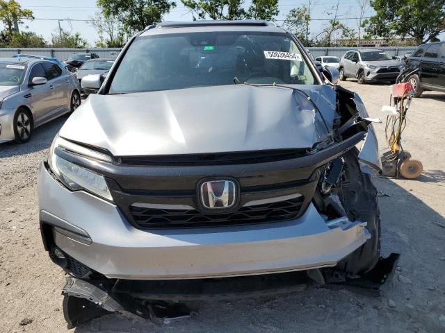 5FNYF6H02KB024278 - 2019 HONDA PILOT ELITE SILVER photo 5