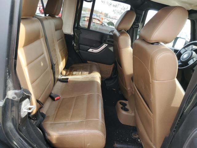 1C4BJWEG4CL107716 - 2012 JEEP WRANGLER U SAHARA GREEN photo 11