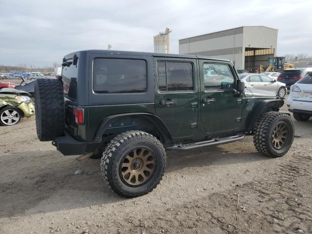 1C4BJWEG4CL107716 - 2012 JEEP WRANGLER U SAHARA GREEN photo 3