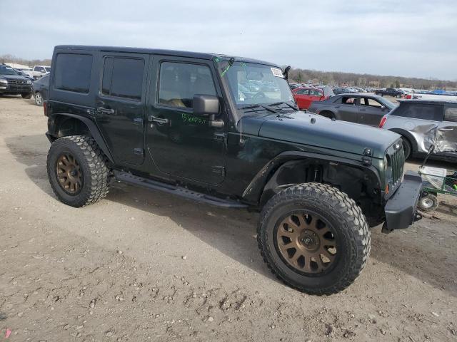 1C4BJWEG4CL107716 - 2012 JEEP WRANGLER U SAHARA GREEN photo 4