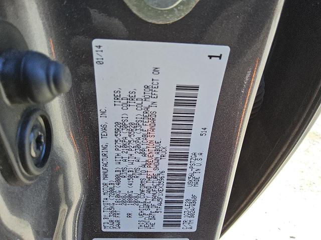 5TFAW5F1XEX359676 - 2014 TOYOTA TUNDRA CREWMAX PLATINUM 灰色 照片 13