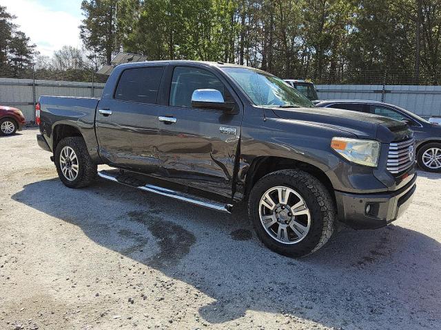 5TFAW5F1XEX359676 - 2014 TOYOTA TUNDRA CREWMAX PLATINUM 灰色 照片 4