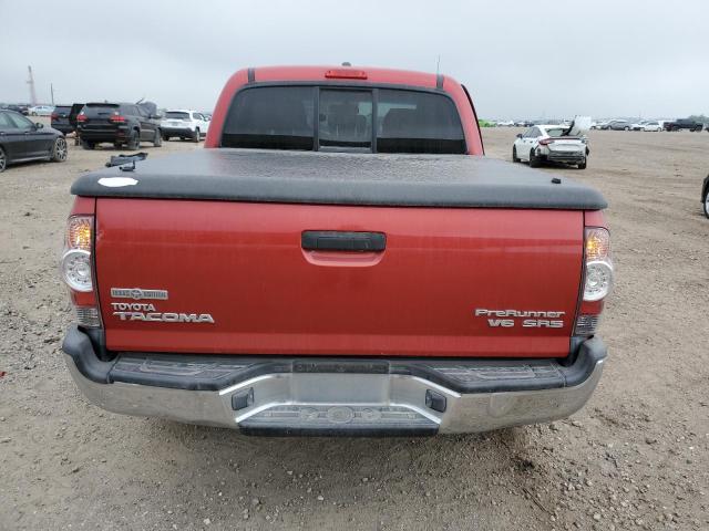 5TFJU4GN2BX009391 - 2011 TOYOTA TACOMA DOUBLE CAB PRERUNNER RED photo 6