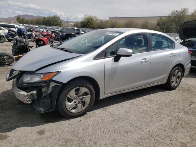 19XFB2F54FE015975 - 2015 HONDA CIVIC LX SILVER photo 1