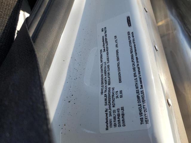 3AKJHHDR8SSWD8849 - 2025 FREIGHTLINER CASCADIA 1 WHITE photo 10