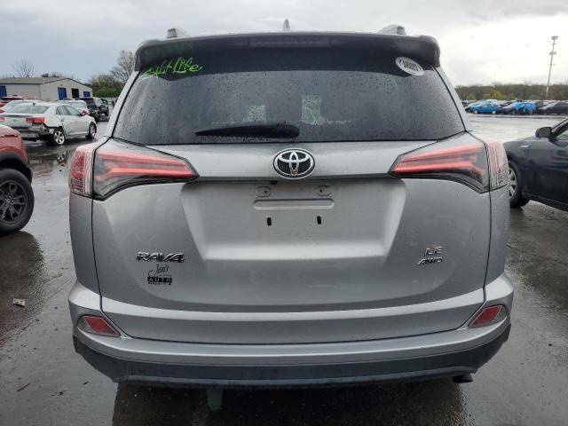 2T3BFREV4GW520143 - 2016 TOYOTA RAV4 LE SILVER photo 6