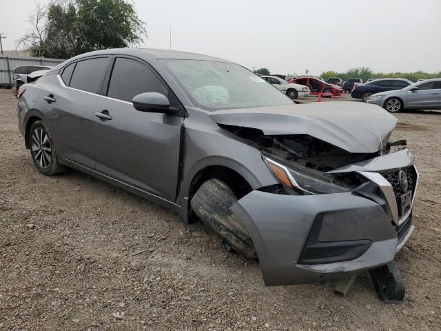 3N1AB8CV1LY302155 - 2020 NISSAN SENTRA SV GRAY photo 4