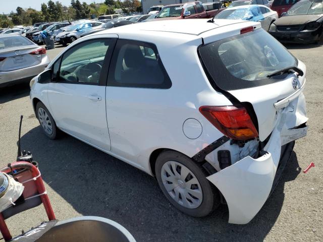 VNKJTUD36HA077993 - 2017 TOYOTA YARIS L WHITE photo 2