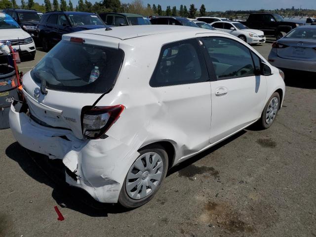 VNKJTUD36HA077993 - 2017 TOYOTA YARIS L WHITE photo 3