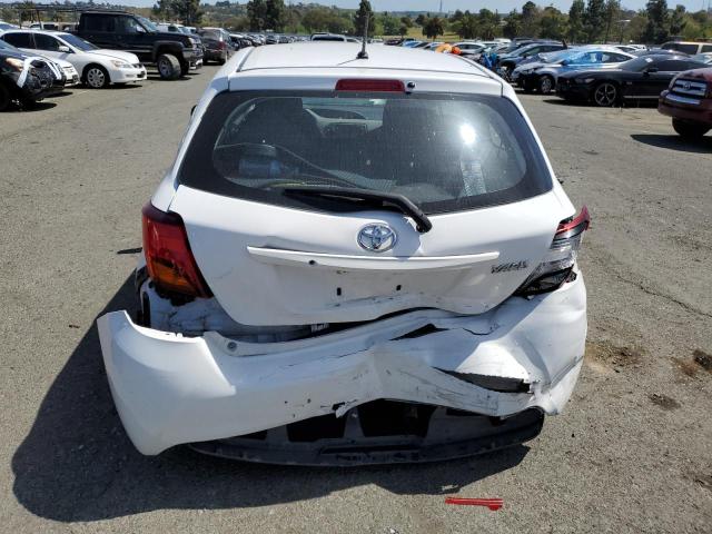 VNKJTUD36HA077993 - 2017 TOYOTA YARIS L WHITE photo 6