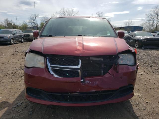 2D4RN3DG4BR633145 - 2011 DODGE GRAND CARA MAINSTREET RED photo 5