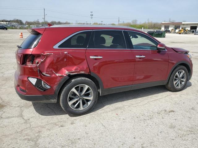 5XYPH4A55KG472135 - 2019 KIA SORENTO EX RED photo 3