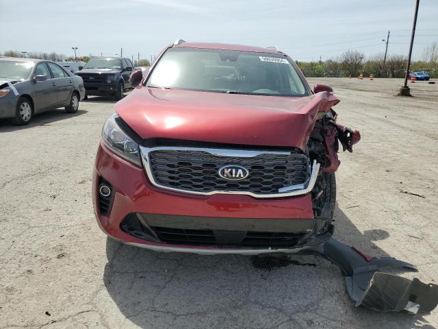 5XYPH4A55KG472135 - 2019 KIA SORENTO EX RED photo 5