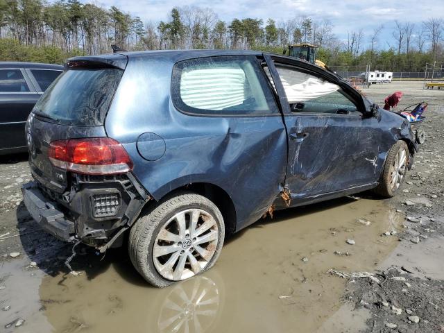 WVWMM7AJ3CW340461 - 2012 VOLKSWAGEN GOLF ლურჯი ფოტო 3