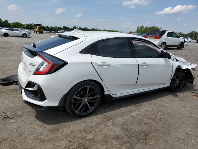 SHHFK7H95MU411495 - 2021 HONDA CIVIC SPORT TOURING WHITE photo 3