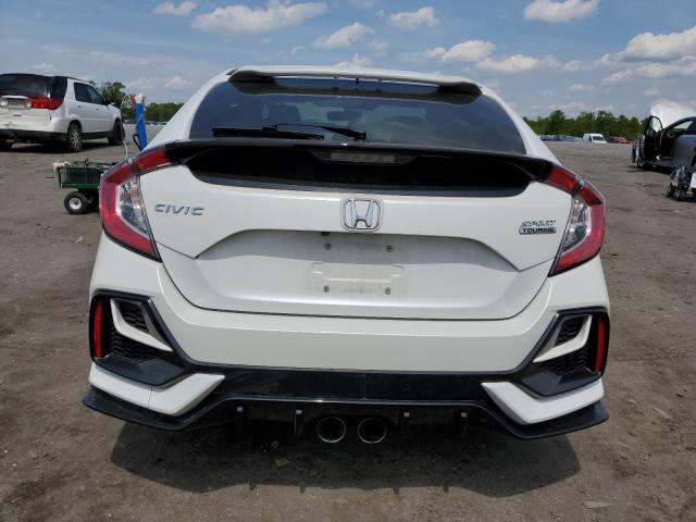 SHHFK7H95MU411495 - 2021 HONDA CIVIC SPORT TOURING WHITE photo 6