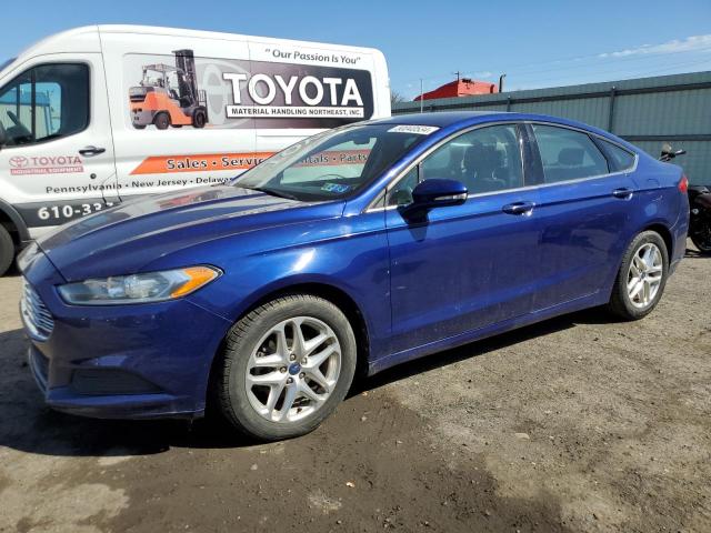 3FA6P0HR0DR187888 - 2013 FORD FUSION SE BLUE photo 1