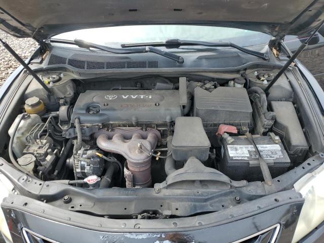 4T1BE46K27U174385 - 2007 TOYOTA CAMRY CE BLACK photo 11