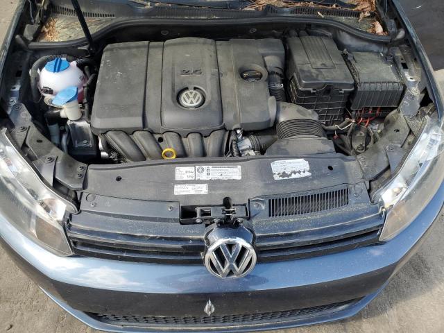 WVWDB7AJXCW265019 - 2012 VOLKSWAGEN GOLF BLUE photo 11